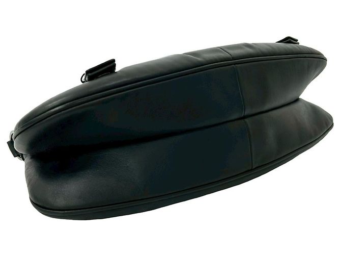Christian Dior Leder Schultertasche Schwarz - Ansicht 7