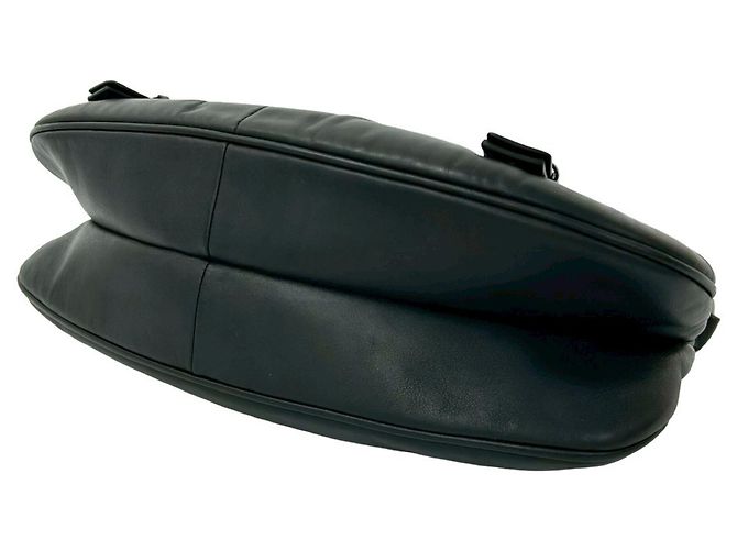 Christian Dior Leder Schultertasche Schwarz - Ansicht 8