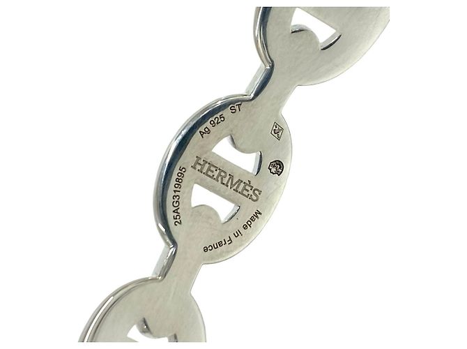 Hermès HERMES Bracciale Chaine d'Ancre Enchainée Argento - vista 3