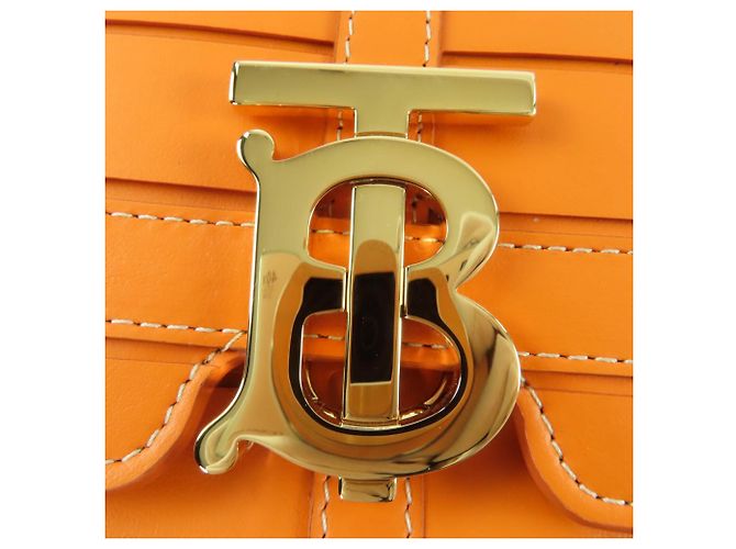 Clutch/ Borsa a Spalla Burberry TB Hardware 2 in 1 Arancione - vista 10