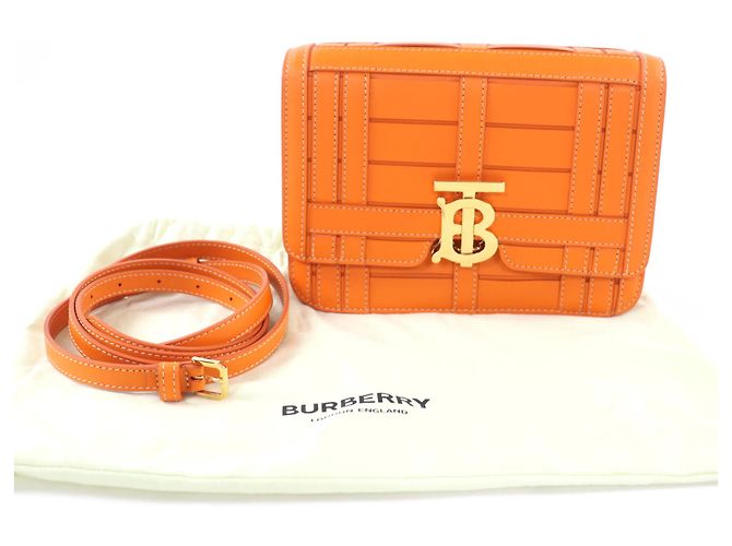 Clutch/ Borsa a Spalla Burberry TB Hardware 2 in 1 Arancione - vista 2