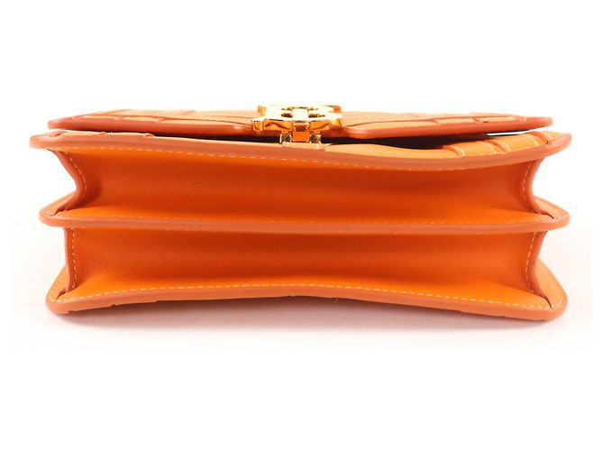 Clutch/ Borsa a Spalla Burberry TB Hardware 2 in 1 Arancione - vista 4