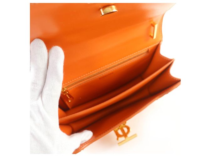 Clutch/ Borsa a Spalla Burberry TB Hardware 2 in 1 Arancione - vista 5