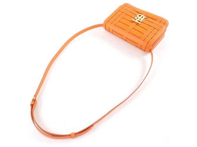 Clutch/ Borsa a Spalla Burberry TB Hardware 2 in 1 Arancione - vista 6
