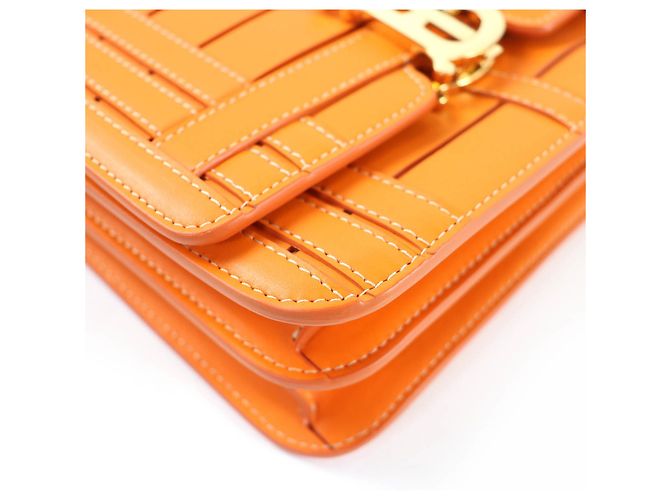 Clutch/ Borsa a Spalla Burberry TB Hardware 2 in 1 Arancione - vista 8
