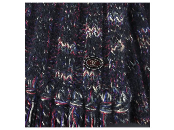 Chanel Multicolor Wolle-Angora-Cashmere-Mischschal Mehrfarben - Ansicht 4