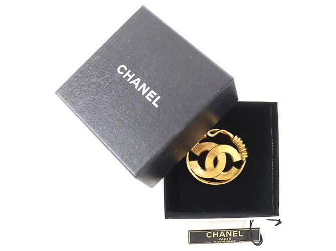 Spilla a spirale Coco Mark Vintage 94P di Chanel D'oro - vista 2