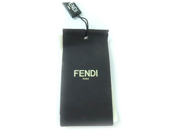Fendi Zucca Pattern Canvas and Leather Shoulder Strap Brown Yellow - view 10