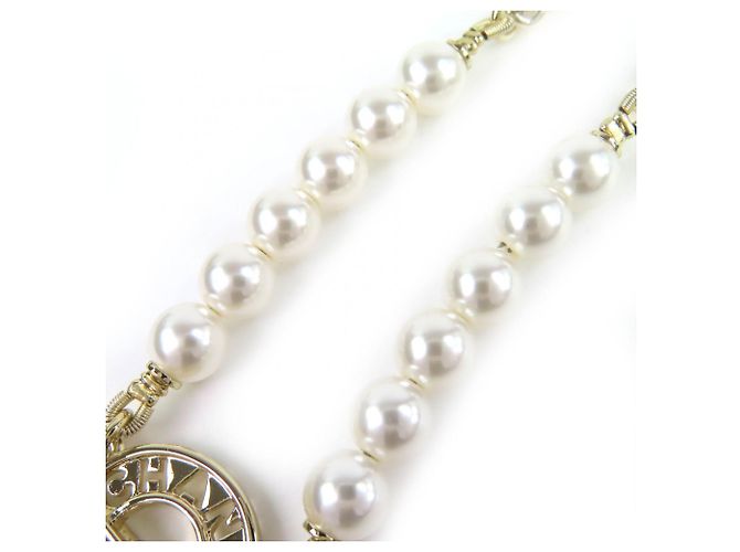 Collana in strass Matelassé di Chanel Rosa D'oro - vista 7