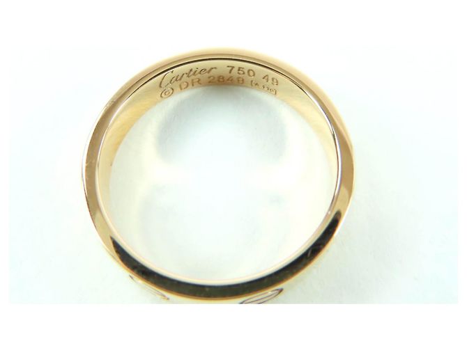 Anello in oro rosa Cartier Love D'oro - vista 5