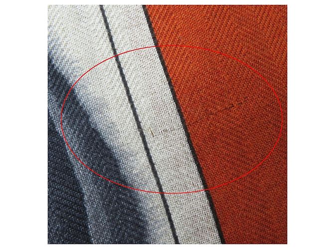 Hermès Hermes Cashmere Silk Stole Orange - view 11