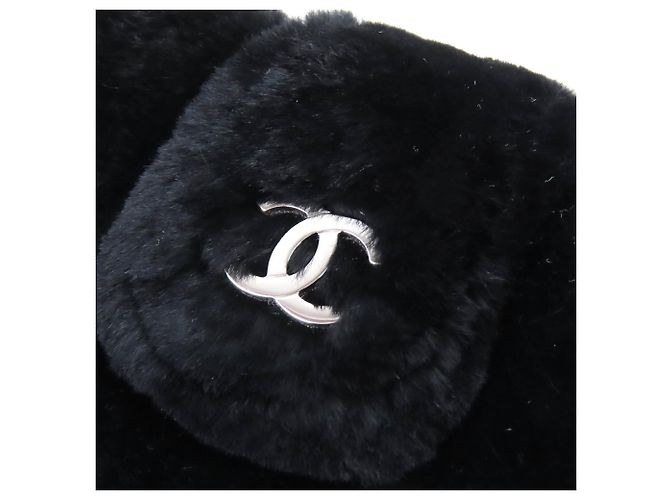 Pochette in pelle Vintage Coco Mark di CHANEL Nero - vista 8