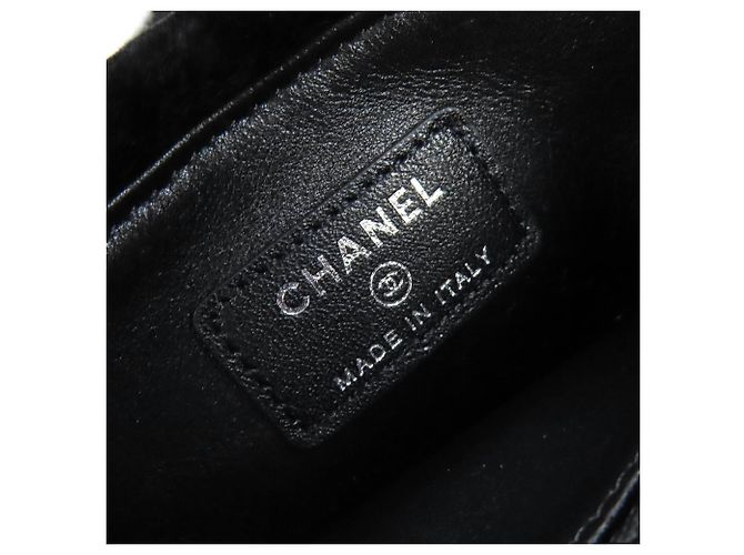 Pochette in pelle Vintage Coco Mark di CHANEL Nero - vista 9