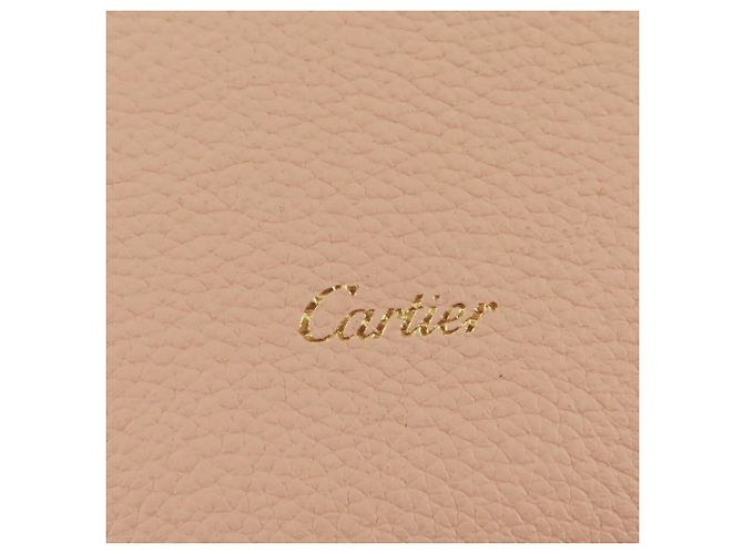 Trinity Borsa a spalla in pelle rosa Cartier - vista 9