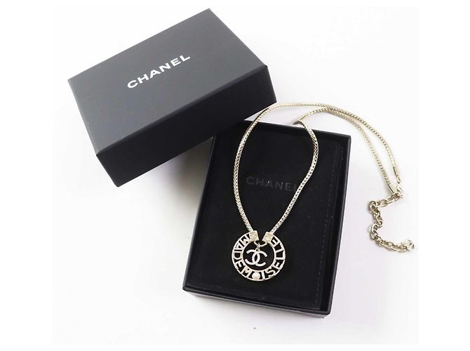 Collana Pendente Mademoiselle Rhinestone Coco Mark Y22X di Chanel D'oro - vista 2