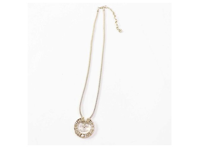 Collana Pendente Mademoiselle Rhinestone Coco Mark Y22X di Chanel D'oro - vista 4
