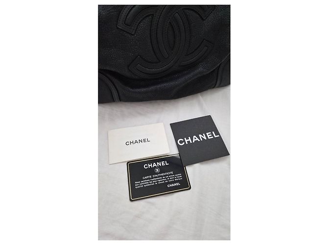 Borsa tote in pelle nera Chanel Nero - vista 5