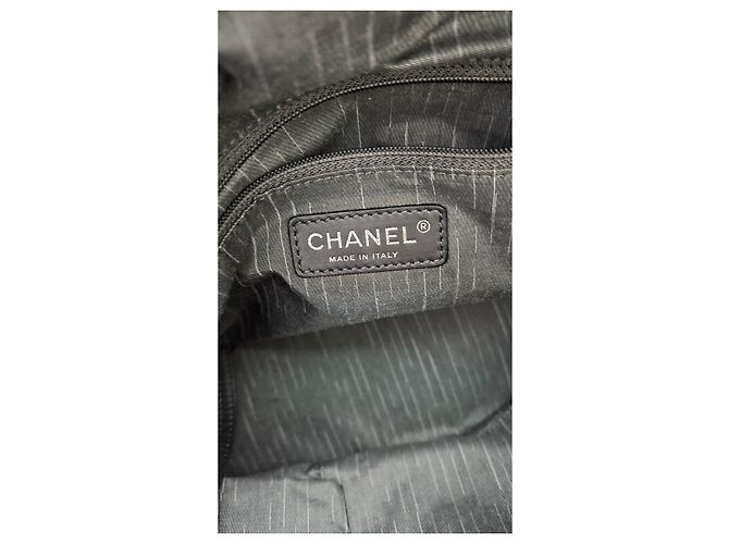 Borsa tote in pelle nera Chanel Nero - vista 7