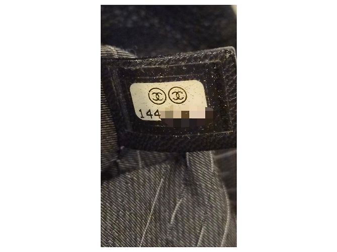 Borsa tote in pelle nera Chanel Nero - vista 9