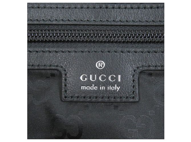 Borsa tote in nylon Sherry Line di Gucci Nero - vista 10