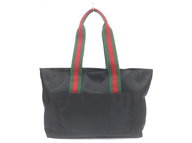 Borsa tote in nylon Sherry Line di Gucci Nero - vista 3