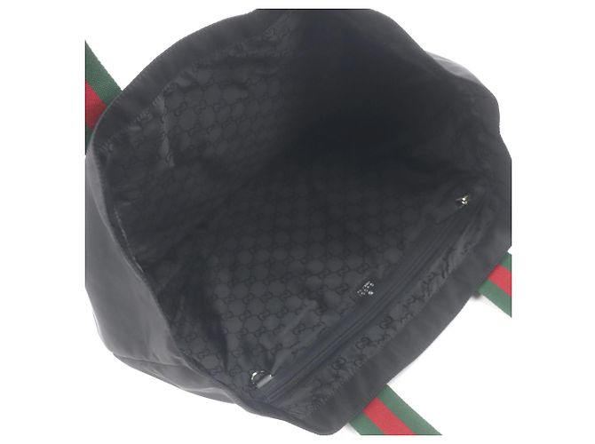 Borsa tote in nylon Sherry Line di Gucci Nero - vista 4