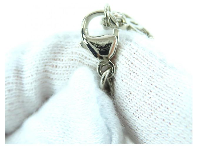Collana in perle finte con strass Coco Mark F25C di Chanel Argento - vista 7