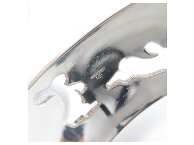 Hermès Bracciale charm con motivo coniglio in argento 925 Hermes - vista 6