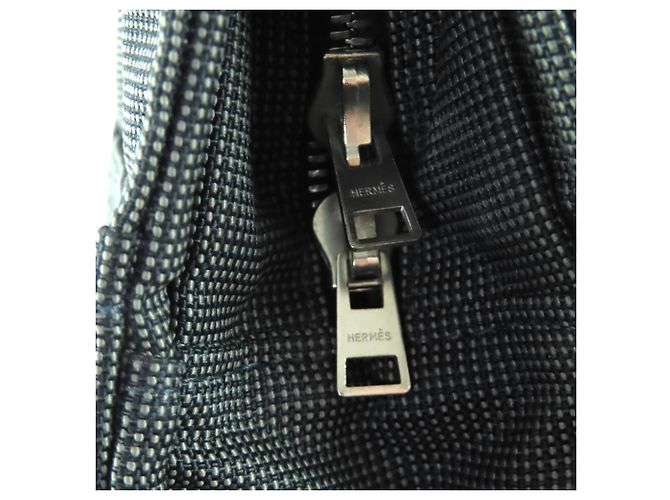 Hermès Herline MM Canvas Tote Bag Braun - Ansicht 10