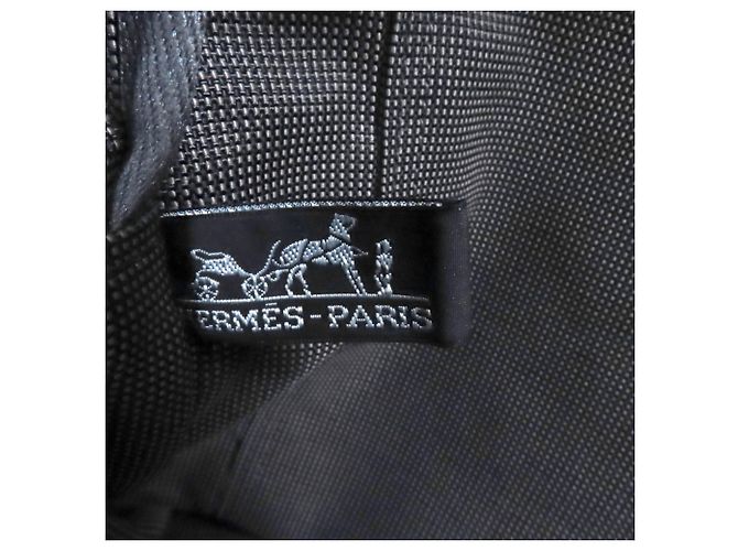 Hermès Herline MM Canvas Tote Bag Braun - Ansicht 12
