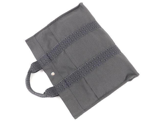 Hermès Herline MM Canvas Tote Bag Braun - Ansicht 8
