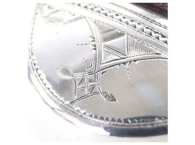 Hermès Hermes 925 Silver Touareg Belt Buckle Silvery - view 5