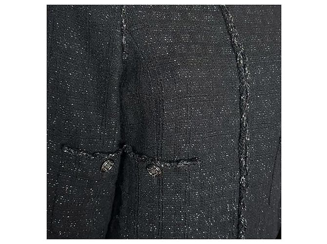 Chanel Runway Black Wool Jacket 4 Pockets - view 3