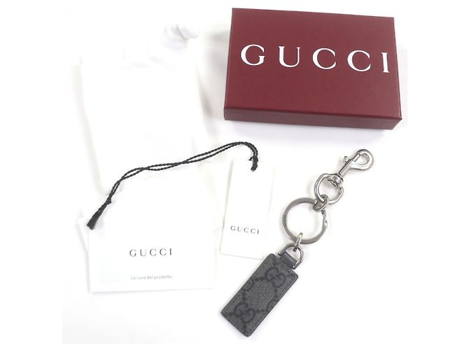 Gucci GG Supreme Canvas Ophidia Keychain - view 2