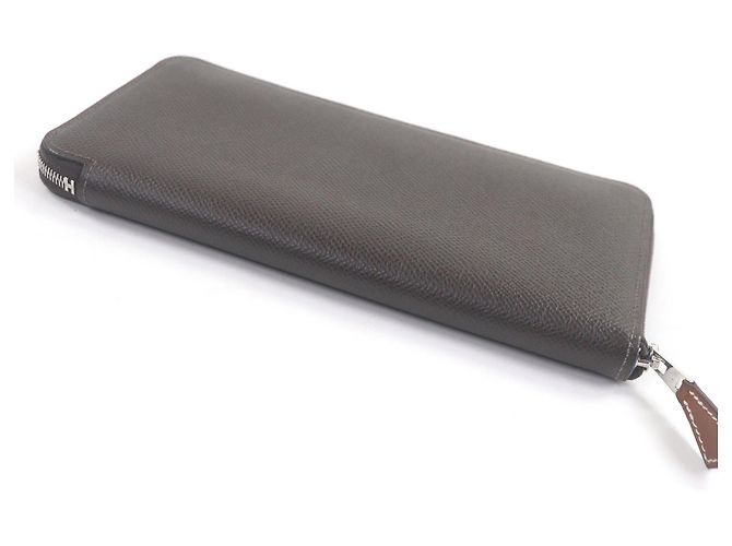 Hermès Hermes Azap Long Wallet in Epsom Leather Damier ebene - view 4