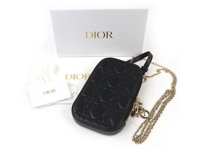 Pouch per telefono Lady Cannage Christian Dior Nero - vista 2
