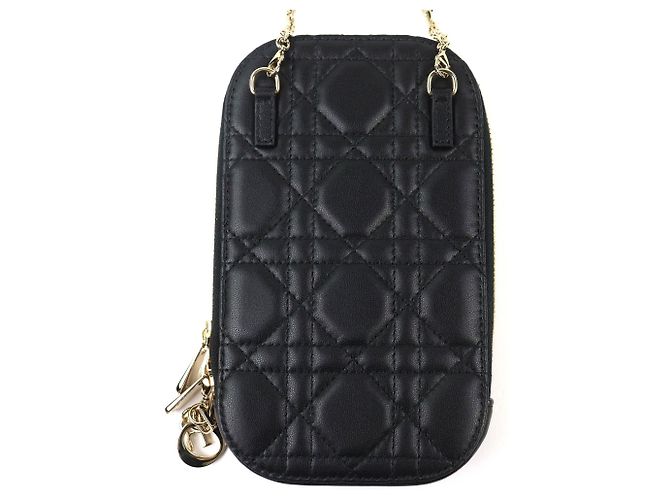 Pouch per telefono Lady Cannage Christian Dior Nero - vista 3