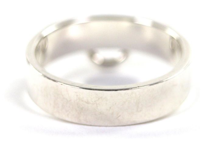 Ring Bague en argent 925 Collier de Chien Hermès - vue 5