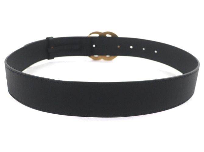 Marmont Ceinture large Double G 400593 de Gucci Noir - vue 4