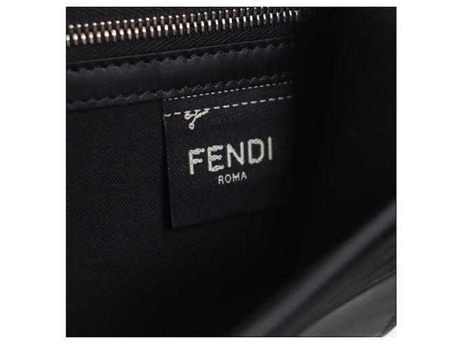 Fendi Leder Micro Zucca Langbörse Schwarz - Ansicht 10