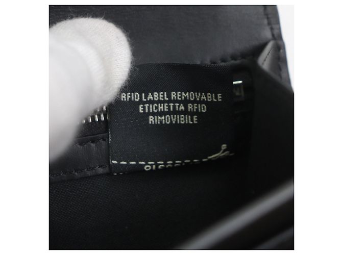 Fendi Leder Micro Zucca Langbörse Schwarz - Ansicht 11