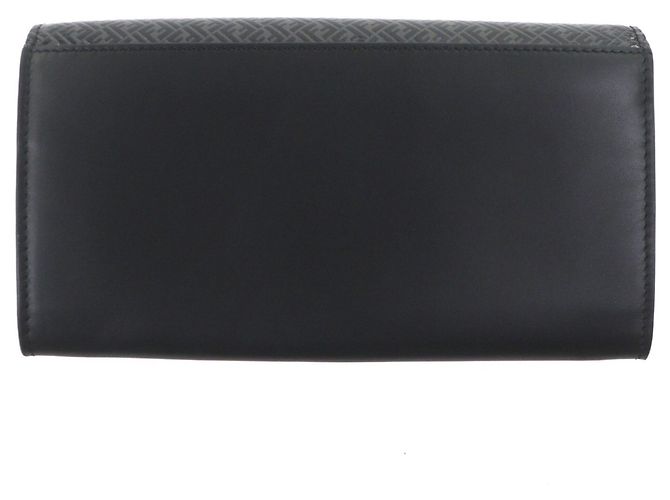 Fendi Leder Micro Zucca Langbörse Schwarz - Ansicht 3
