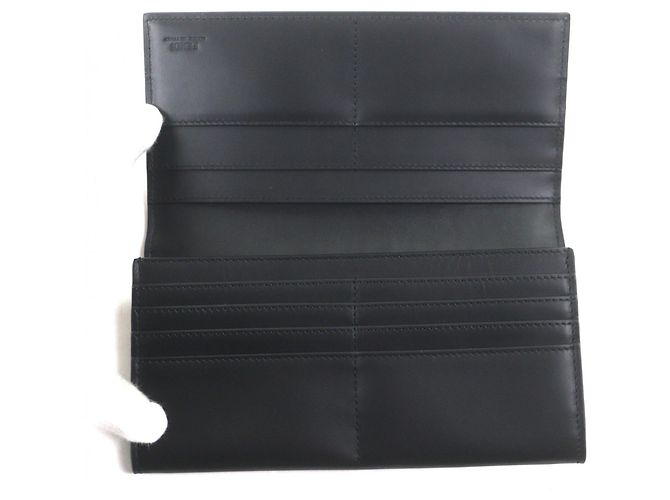Fendi Leder Micro Zucca Langbörse Schwarz - Ansicht 5