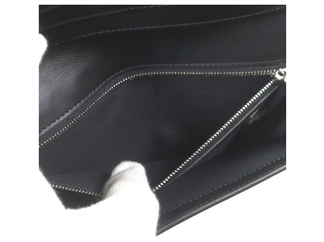 Fendi Leder Micro Zucca Langbörse Schwarz - Ansicht 7