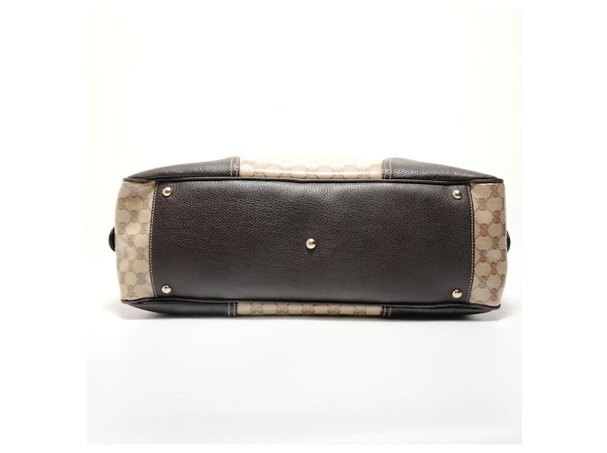 Borsa Boston GG Crystal Sherry Line di Gucci Beige - vista 7