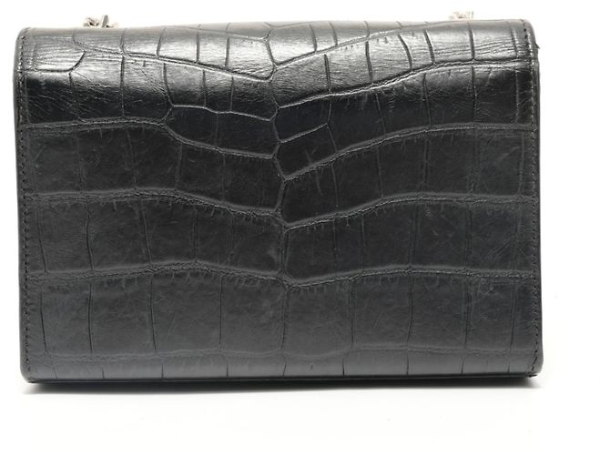Borsa a Spalla Kate Small Chain di Yves Saint Laurent Nero - vista 2
