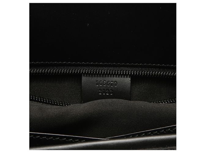 Borsa Boston in tela GG Gucci nera Nero - vista 10