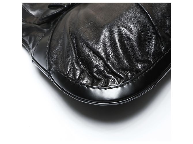 Borsa a spalla Hobo Queen con nastro Gucci Nero - vista 5