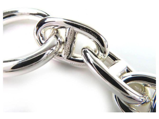 Bracciale Charm Chaine d'Ancre MM in Argento di Hermès - vista 5