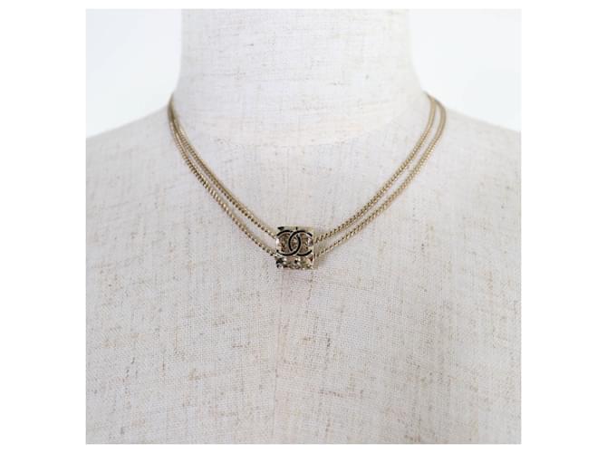 Collana Cube Coco Mark A22K di Chanel D'oro - vista 3